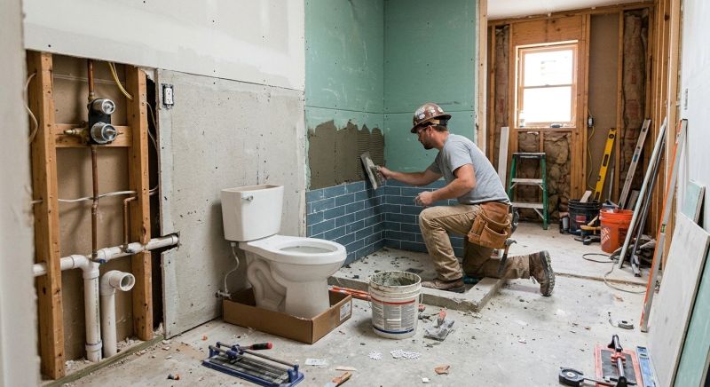 Bathroom Floor Replacement in Houston, TX