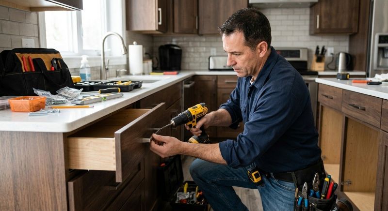 Cabinet Hardware Installation in Kansas City, KS