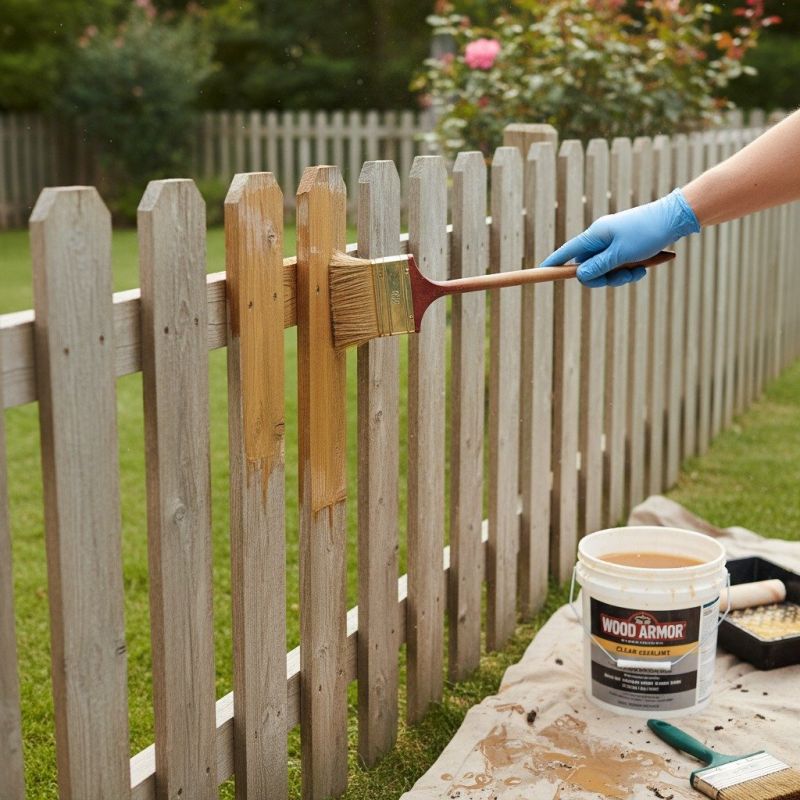 Fence Sealing in Kitsap County, WA