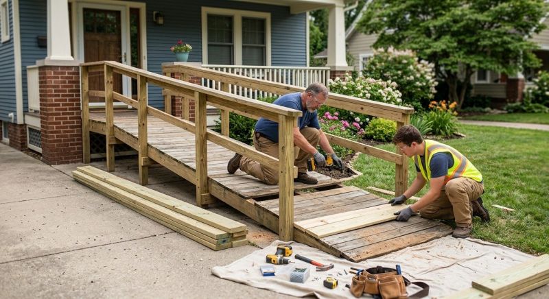 Handicap Ramp Repair in Alpharetta, GA