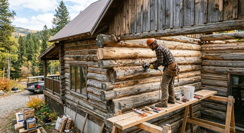 Log Home Repair in Littleton, CO