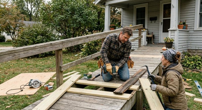 Wood Ramp Repair in Conroe, TX