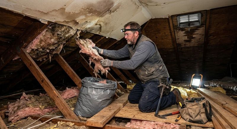 Attic Water Damage Repair in Santa Rosa, CA