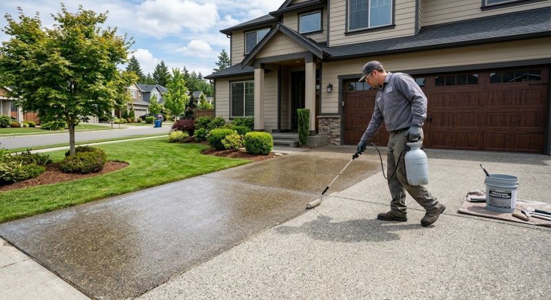 Concrete Driveway Sealing in Kitsap County, WA