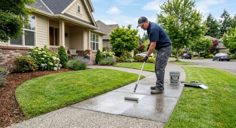 Concrete Walkway Sealing in Kitsap County, WA