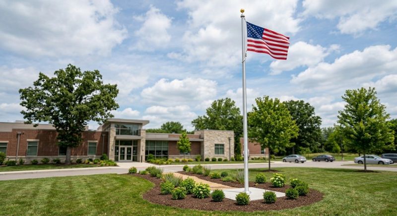 Flagpole Installation in Olathe, KS