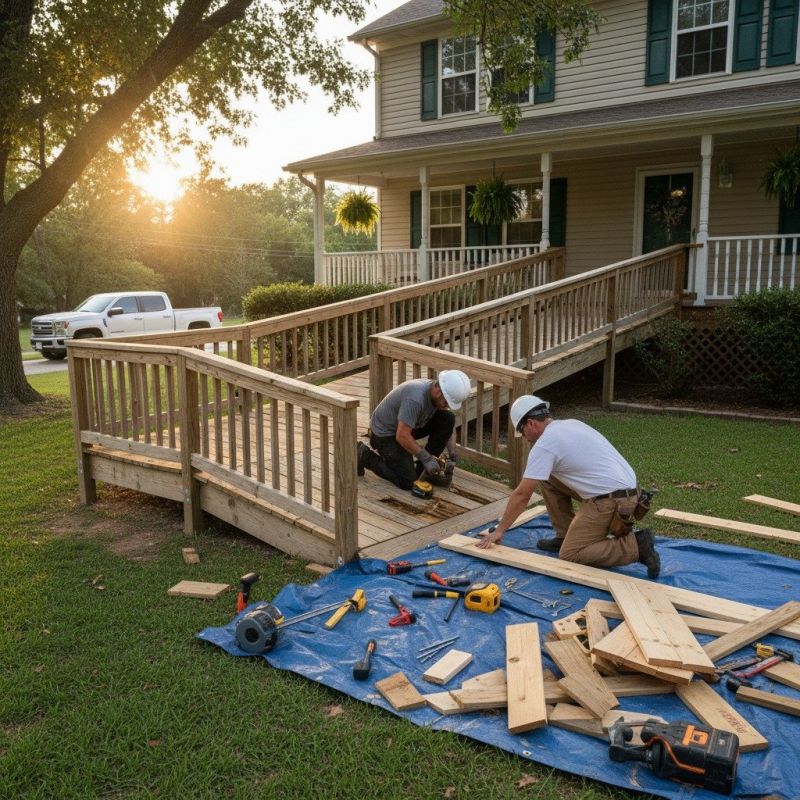 Handicap Ramp Repair in Overland Park, KS