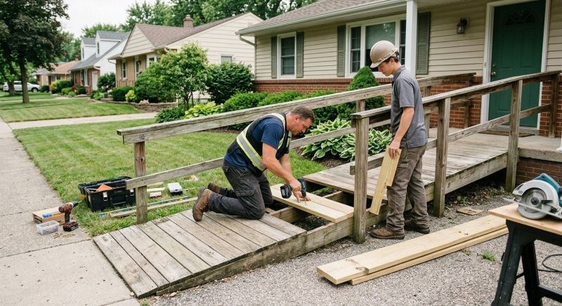 Handicap Ramp Repair in Wilmington, NC