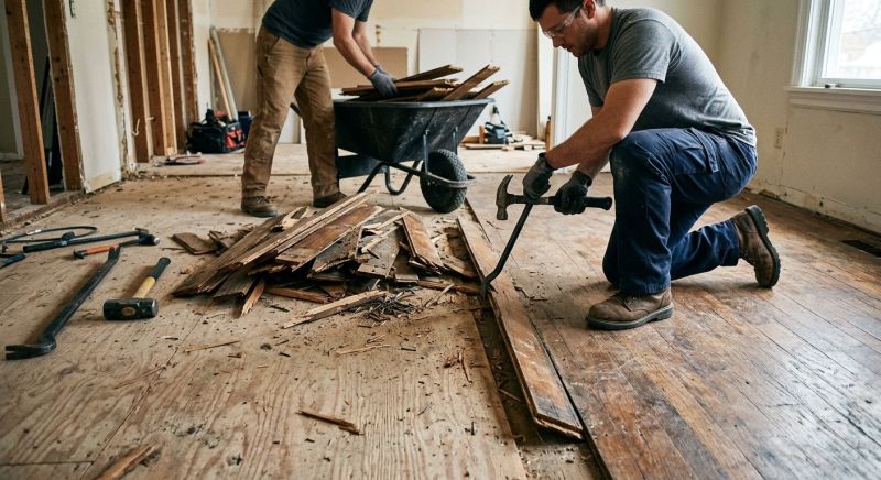 Hardwood Floor Removal in Alpharetta, GA
