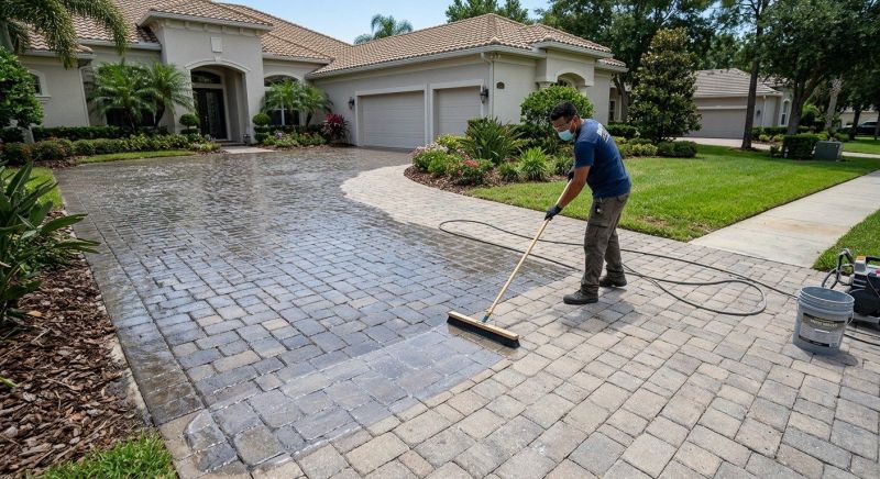 Paver Driveway Sealing in Kitsap County, WA