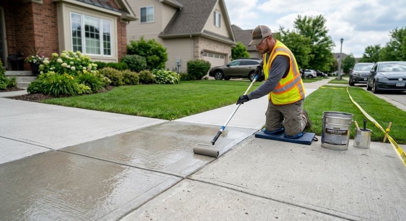 Sidewalk Concrete Sealing in Kitsap County, WA