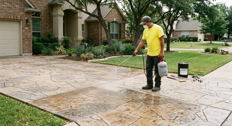 Stamped Concrete Sealing in Kitsap County, WA