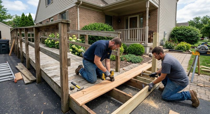 Wood Ramp Repair in Olathe, KS
